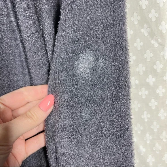 Barefoot Dreams Dark Grey‎ Circle Cozychic Lite Cardigan